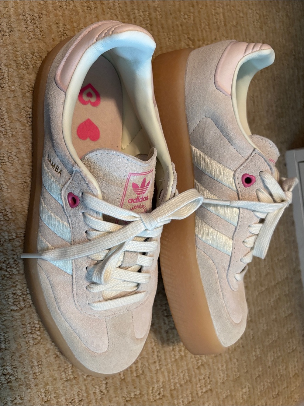 adidas Samba Platform Sneakers Pink White Gum